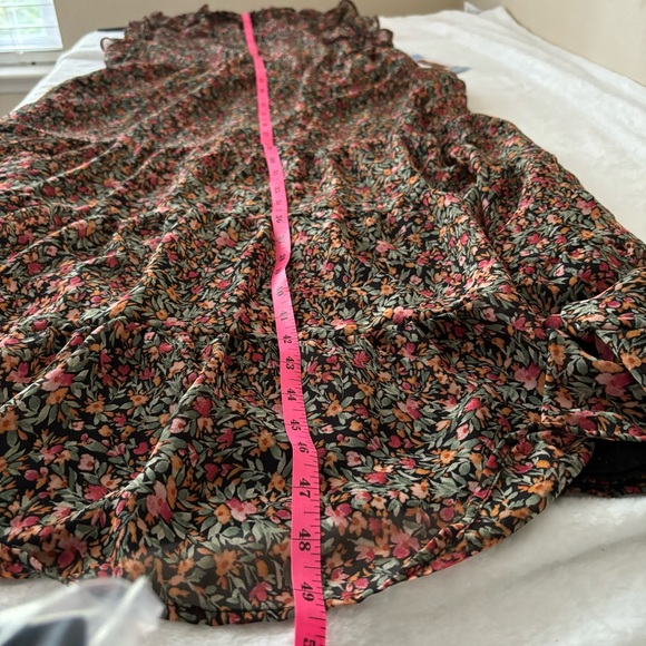 BB Dakota Steve Madden Ditsy Dress Floral Size Large NWT - Picture 16 of 16